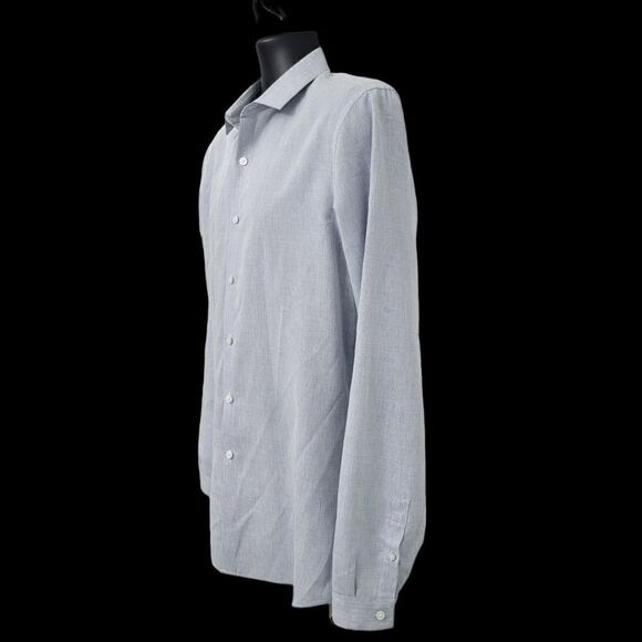 2/$20 Topman Classic Blue Buttons Down Shirt Size: Large - Picture 2 of 7